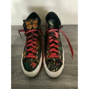 Converse Mi Gente Mariposas Chuck Taylor High Top Shoes Women’s Size 9 USED